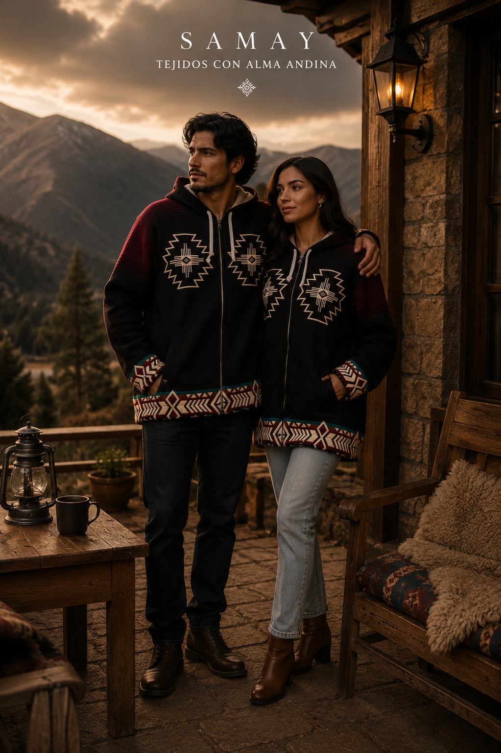 Chaqueta Andina Awayu de los Andes lifestyle unisex