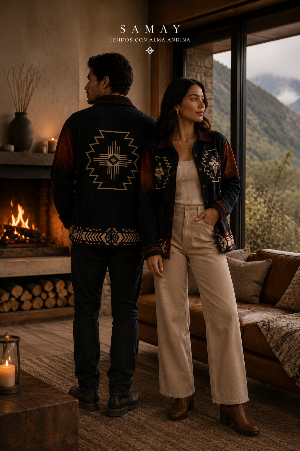 Chaqueta Andina Allpa Tejida lifestyle unisex