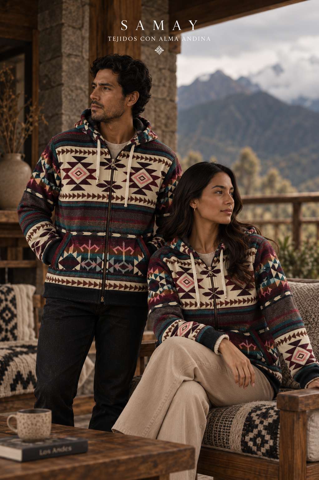 Chaqueta Andina Sumaq de los Andes lifestyle unisex