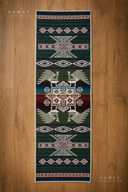 Pieza Textil Decorativa Runa Guardiana vista completa solo producto