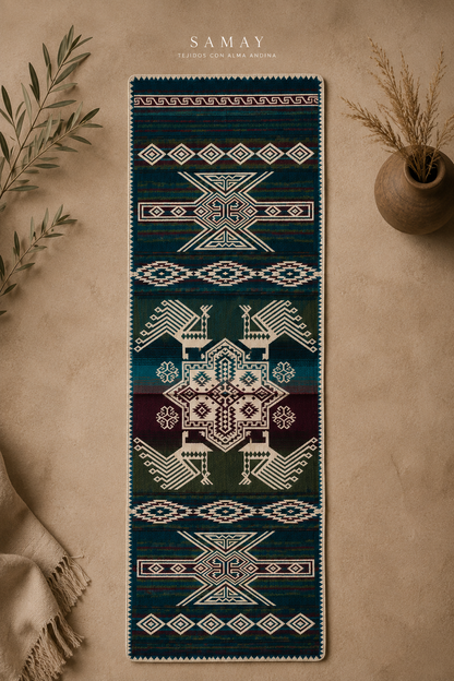 Pieza Textil Decorativa Qhapaq Memorias vista completa solo producto