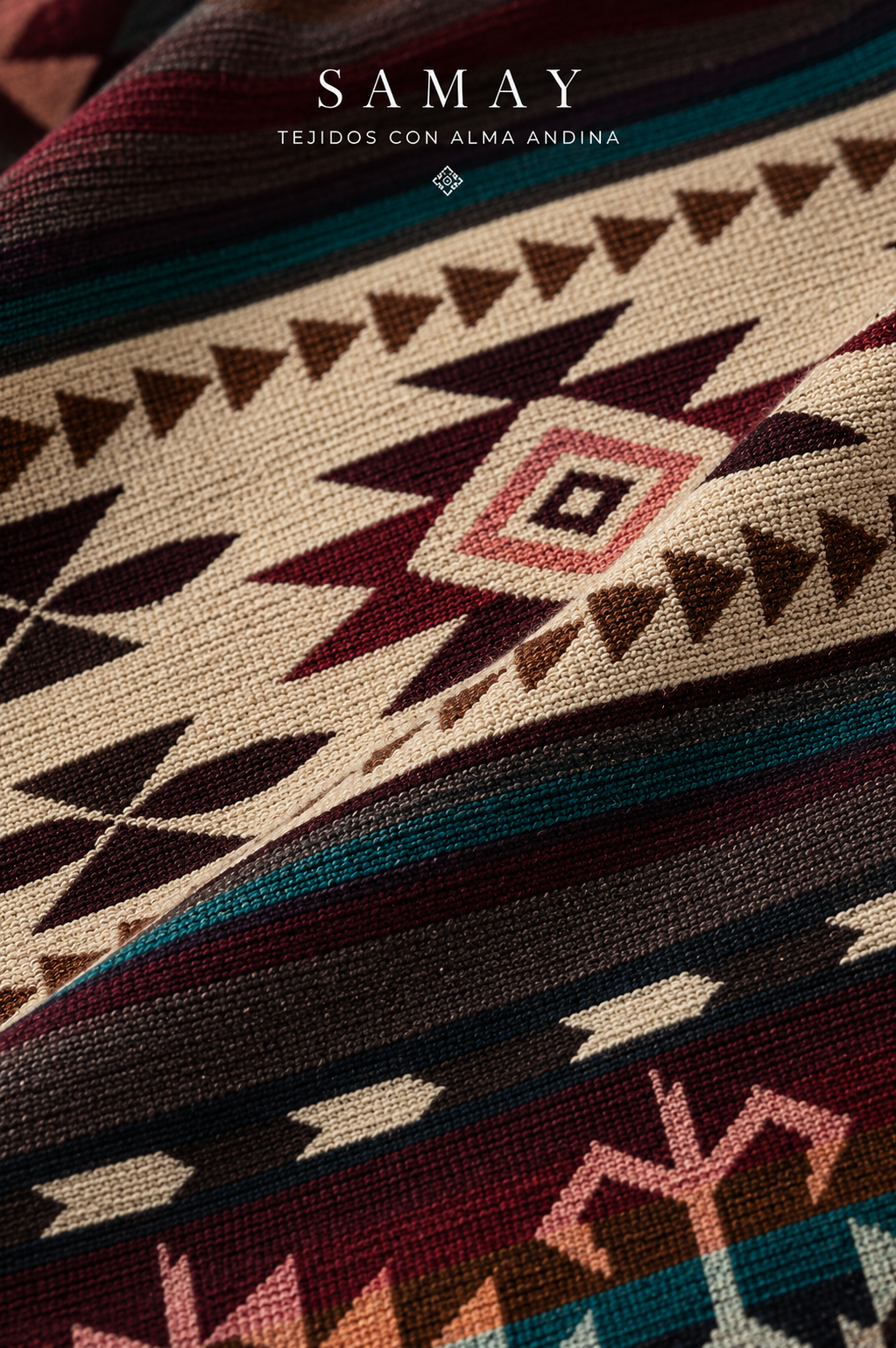 Chaqueta Andina Sumaq de los Andes textura del tejido