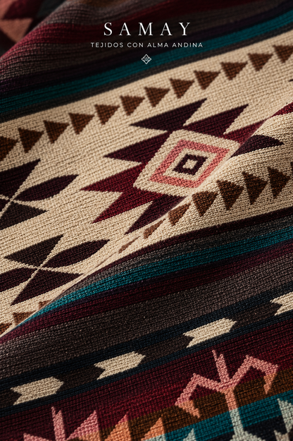 Chaqueta Andina Sumaq de los Andes textura del tejido