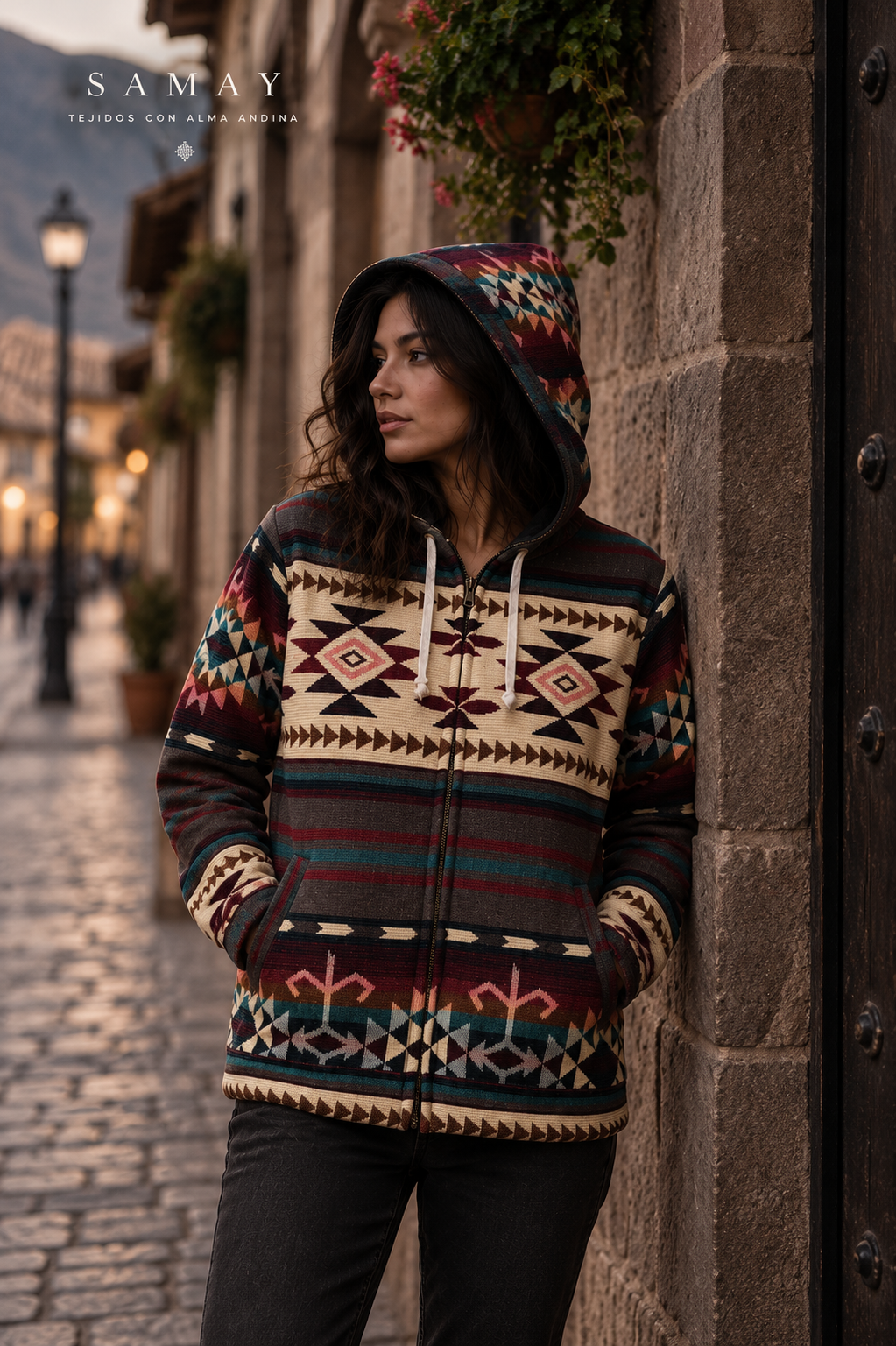 Chaqueta Andina Sumaq de los Andes lifestyle alternativo mujer