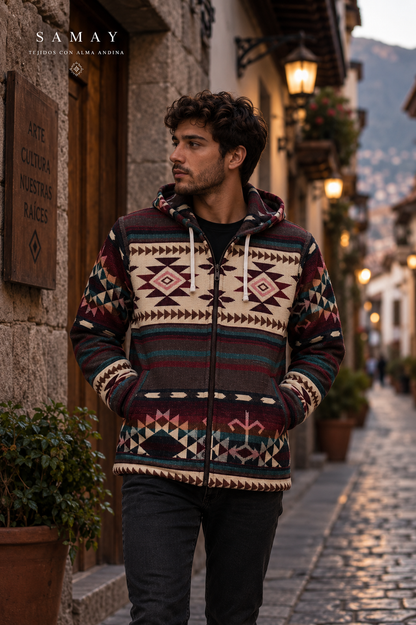 Chaqueta Andina Sumaq de los Andes lifestyle alternativo hombre